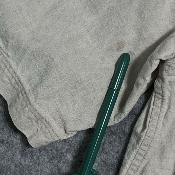 VINTAGE Panhandle Slim Polo Shirt Men's XL Beige Linen Blend Breathable Pullover - Picture 10 of 16